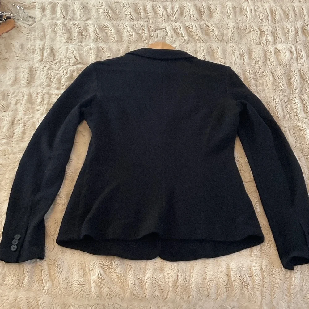 Emporio Armani Textured Cotton Stretch Blazer